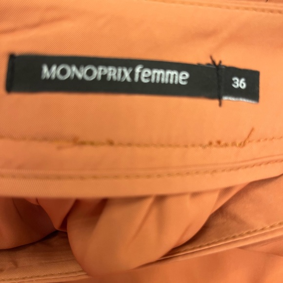 Orange flowy skirt - Picture 3 of 3